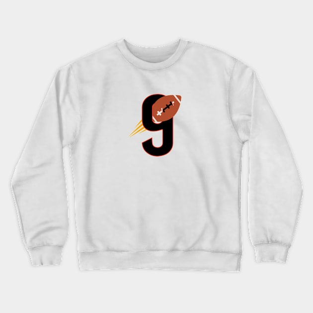 Joe Burrow number 9 Bengals Quarterback Crewneck Sweatshirt by amithachapa